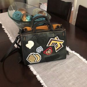 Coach patch work bag